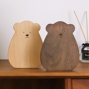 Sujetalibros de madera maciza Yuka con forma de gato, organizador de escritorio de estilo nórdico para oficina, hogar, estudio, almacenamiento de libros, decoración - Product Image 2