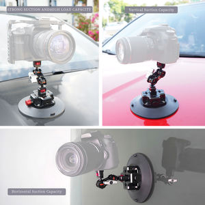 Ventosas de aluminio de 6 pulgadas con bomba, elevador de vidrio, 5 veces, extractor de abolladuras, ventosa para disparo de cámara - Product Image 2