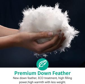 Edredón, edredón de <span class=keywords><strong>plumas</strong></span> de tamaño King ligero, edredón esponjoso para dormir caliente/caliente, edredón de colección Power Hotel - Product Image 4