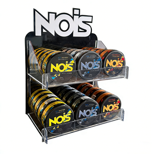 Support de boîtes de tabac à priser en acrylique moderne et luxueux, personnalisable en usine, support de snus, emballage plat recyclable et écologique - Product Image 1