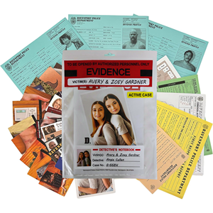 <span class=keywords><strong>Gioco</strong></span> <span class=keywords><strong>da</strong></span> Tavolo Detective YSJ Factory per Feste in Costume - <span class=keywords><strong>Gioco</strong></span> di Mistero Non Risolto - Bestseller File di Caso Chiuso - Product Image 1