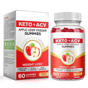 Halal Healthcare Supply Keto Avc Custom Slim Gummy Candy, Gomitas para un Vientre Plano, Gomitas de Sidra de Manzana - Product Image 1