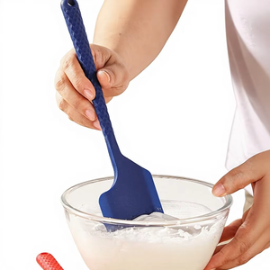 Premium Liquid Silicone Spatula Food Grade Integrated Baking Tool Heat Resistant Cream Scraper for Cake Mixing Cooking - Product Image 6