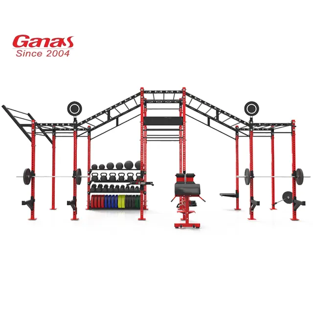 Support Customized Multi Functional Cross Fit Multi-function Strength CF Rack Machine For Gym Club