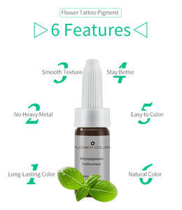 Jidragonカラーリップアイリキッド化粧品マイクロブレード化粧品タトゥーインクOEMメーカー - Product Image 3