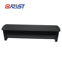 Mesa de conferencia con toma de corriente oculta, caja de escritorio disponible con interfaz personalizada, Manual, abatible hacia arriba, Media