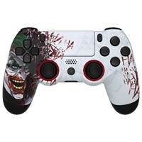 EXtremeRate Ghost Coque supérieure de remplacement personnalisée redessinée, coque avant, plaque frontale pour manette PS4 Slim Pro JDM-040/050/055