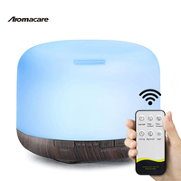 Diffuseur d'arôme d'air à ultrasons professionnel Aromacare 500ml avec lampe à led colorée