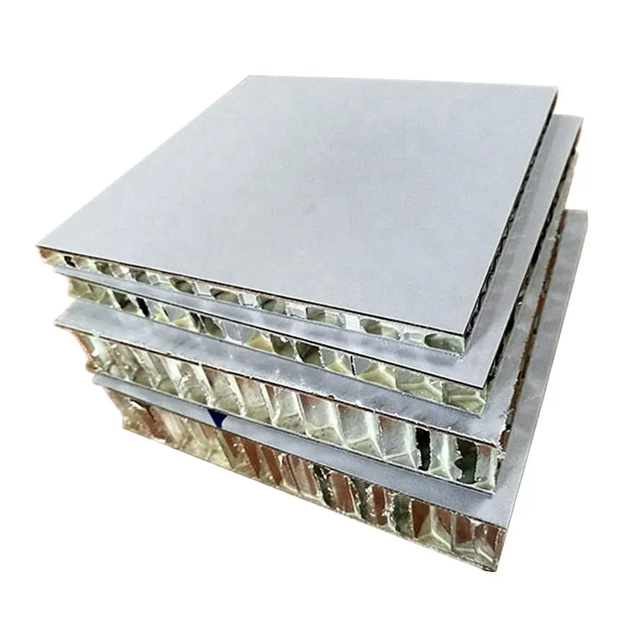 Factory Price Aluminum Honeycomb Sandwich Plate For Wall Building Materials Application To Noise Cancelling Wall Panels