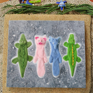 Jouet à mâcher pour chien en peluche froissée, jouet interactif couineur pour animaux de compagnie, jouet de dentition durable et doux pour chiots, pour chiens de petite et moyenne taille - Product Image 2