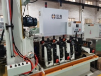 Ligne de production de tuyaux en acier inoxydable Hangao de haute précision pour le soudage laser médical/sanitaire, automatique par PLC