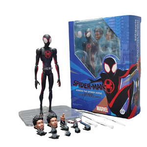 Figurine d'action Spiderman <span class=keywords><strong>Miles</strong></span> de CT Toys, collection de figurines en PVC, modèle de dessin animé, jouet de 15 cm, cadeau avec emballage d'origine, décoration, à partir de 8 ans - Product Image 1
