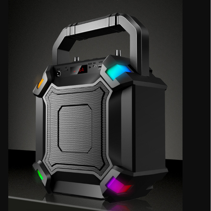 Внешний мини-динамик 6D FM со светодиодным дисплеем