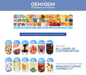 特注カルシウムマグネシウム亜鉛ビタミンD酸化物脅威酸塩マラートL脅威酸複合グリシン酸マグネシウムクエン酸タブレットカプセル - Product Image 5