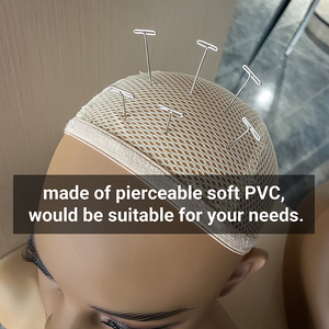 Thực tế mannequin Bust Đen Nâu nữ mannequin Head Tóc Giả đứng hiển thị mannequin Head - Product Image 6