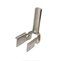 Poussoir d'alimentation pour convoyeur, fourche en acier inoxydable, bloc de poussée métallique, dent de poussée en aluminium moulé pour ensacheuse horizontale