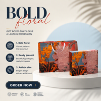 Boîte d'expédition rigide de luxe personnalisée avec logo en feuille d'or rose et design dégradé pour l'image de marque e-commerce haut de gamme et les cadeaux
