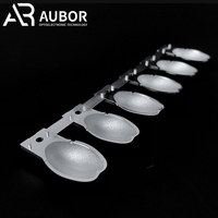 Bonne qualité, plastique optique d'extérieur, PC, rondelle murale, réflecteur de lumière, lentille, couverture de lampe murale, réflecteurs Led