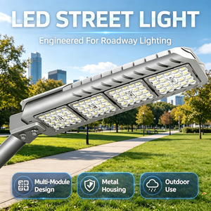 ไฟติดถนนไฟ LED สำหรับทางเดินในสวนกลางคืน100W 200W 300W หลายโมดูล - Product Image 1