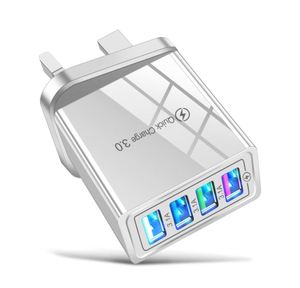 Chargeur mural USB multi-ports 4 ports USB 3.1A multicolores, adaptateur de voyage universel, chargeur rapide pour téléphone portable - Product Image 1