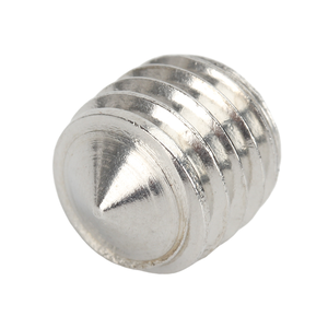 Precisie DIN 914 304 RVS A2-21H Stelschroeven met zeskantige inbus en conische punt - Product Image 1