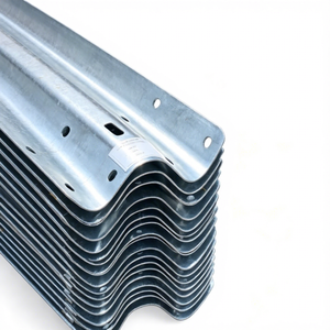 Barrière de collision pour pont à double poutre galvanisée à chaud, AASHTO M180, avec poteaux en U et en C, tubes et fil réfléchissant de qualité diamant, usine chinoise - Product Image 1