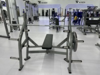 Banc plat de qualité commerciale Rosen, équipement de musculation professionnel pour la salle de sport