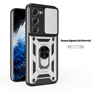 ฝาปิดกล้องแบบเลื่อน <span class=keywords><strong>ราคา</strong></span>โรงงาน สำหรับ Infinix Tecno Spark 40 Pro Plus 4G ป้องกันการกระแทก พร้อมขาตั้ง - Product Image 5