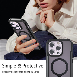 Funda Magnética ATB Atouchbo ITOP <span class=keywords><strong>2023</strong></span> con Soporte Invisible para iPhone 15 Pro Max, Funda Protectora Antigolpes con Anillo - Product Image 6