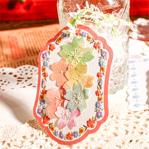 Fancy thiết kế mới nhất 3D hoa dập nổi messge viết thẻ cho bữa tiệc sinh nhật rác jornal trang trí thẻ giấy - Product Image 5