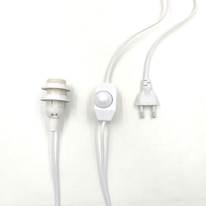 <span class=keywords><strong>Enchufe</strong></span> DE LA UE 301 interruptor de atenuación Cable de PVC E14 soporte de lámpara con Cable de doble anillo estilo tornillo lámpara de mesa <span class=keywords><strong>enchufe</strong></span> bombilla Cable - Product Image 2