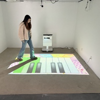 Système de projection interactive 3D DefiLabs, projecteur de sol mobile tout-en-un, résolution 1280x800, connectivité USB, 150 effets de jeu