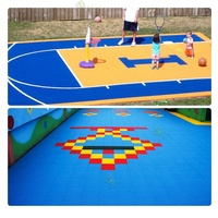 Dalles de sol en plastique emboîtables professionnelles pour terrains de pickleball, résistantes au gel, pour usage extérieur et commercial