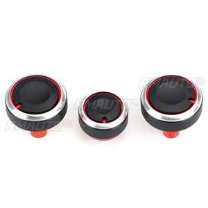 3 ชิ้น/เซ็ตรถอะไหล่ปุ่มปรับแอร์ ปุ่มควบคุมความร้อน อุปกรณ์เสริมสำหรับฮอนด้าซิตี้ 2008-2014 2013 2012 2011 2010 - Product Image 3