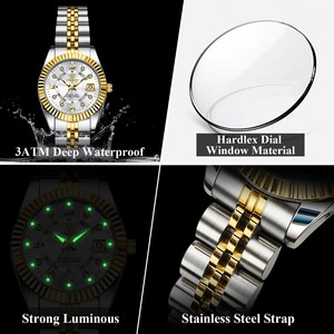 Reloj de Cuarzo para Mujer Poedagar <span class=keywords><strong>780</strong></span>, Proveedor de Relojes de Acero Inoxidable, Resistente al Agua, Luminoso, con Calendario, Venta al Por Mayor, OEM, ODM - Product Image 6
