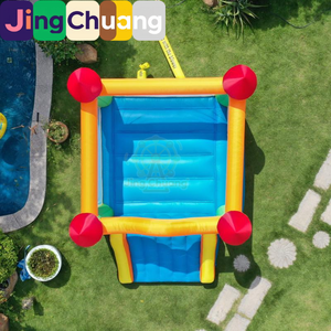 Château gonflable transfrontalier pour enfants avec toboggan, trampoline d'extérieur épaissi pour la maison, jouet trampoline d'intérieur pour bébé, grande ville - Product Image 4