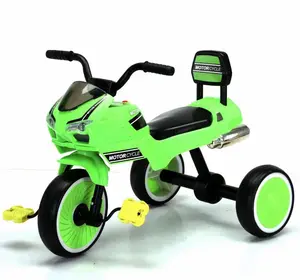 Benzersiz çocuk arabası Trike bisiklet yüksek karbon çelik çerçeve çocuk arabası ve emniyet kemeri bebek üç tekerlekli bisiklet ile Anti-UV tente