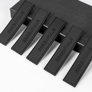 최소 수량 없음 맞춤 제작 양각 3D 문자 로고 소프트 의류 실리콘 고무 PVC 패치 - Product Image 6