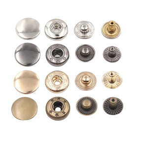 Hochwertige Metall-Druckknöpfe Verdeckte Knöpfe mit Beschichtungstechnik für Kleidung Nähen Logo-Dekoration Schaftform - Product Image 5