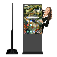 Écrans publicitaires numériques verticaux électroniques LCD 32/49 pouces, système d'exploitation Android/Windows, totems multimédias pour publicité intérieure