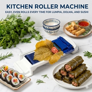 เครื่องม้วนลัมเปียสำหรับการม้วนที่รวดเร็วและสม่ำเสมอ, เครื่องทำปอเปี๊ยะอเนกประสงค์, อุปกรณ์ครัว DIY สำหรับทำซูชิ, โดลมา, ผักกวนห่อ - Product Image 2