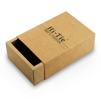 Boîte d'emballage avec Logo personnalisé, coffret d'emballage pour cadeau avec votre Logo pour cravate, vente en gros, 50 pièces
