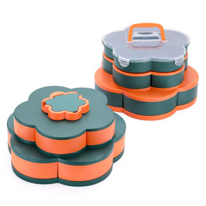 Plato Giratorio Multiusos para Dulces y Frutas, Apto para Microondas, Ecológico, Material ABS, Diseño de Lujo Ligero, Regreso a Clases - Product Image 3