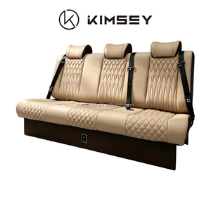 Sofá Cama Eléctrico <span class=keywords><strong>de</strong></span> Lujo KIMSEY <span class=keywords><strong>de</strong></span> 3 <span class=keywords><strong>Plazas</strong></span> en Cuero para Todas las Camionetas MPV, RV y <span class=keywords><strong>Autocaravanas</strong></span> - Product Image 6