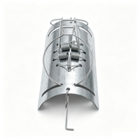 Piège à souris en métal galvanisé de qualité supérieure, tunnel anti-nuisibles, haute efficacité, pour le contrôle des rongeurs et des taupes dans le jardin