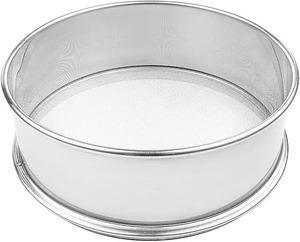 Tamis de laboratoire en acier inoxydable 304, mailles 200, 80 et 10 (0,074, 0,18 et 2 mm), diamètre 4 pouces, pour laboratoire - Product Image 3
