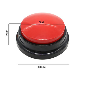 Boutons sonores personnalisés en plastique <span class=keywords><strong>pour</strong></span> dressage de chiens, cloche sonore à pression, <span class=keywords><strong>buzzer</strong></span> <span class=keywords><strong>pour</strong></span> <span class=keywords><strong>chien</strong></span>, vente en gros - Product Image 4