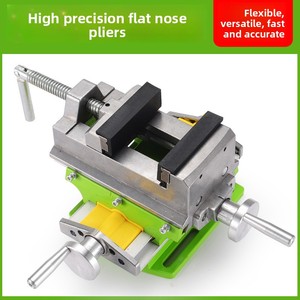 Étau de précision à glissière croisée, étau spécial pour perceuse sur colonne, table de travail mobile bidirectionnelle pour fraiseuse, vente en gros usine - Product Image 2
