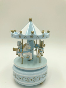 Boîte à <span class=keywords><strong>musique</strong></span> en bois à manivelle, cheval de carrousel, château <span class=keywords><strong>dans</strong></span> <span class=keywords><strong>le</strong></span> <span class=keywords><strong>ciel</strong></span>, cadeau de Noël, cadeau d'anniversaire - Product Image 6