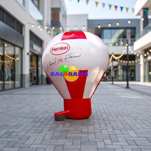 Impressive Balorama 6-8 ft PVC Customized Color Giant Outdoor Advertising Rooftop Inflatable <b>Balloon</b> <b>Blower</b> Electric Promotion - Product Image 3